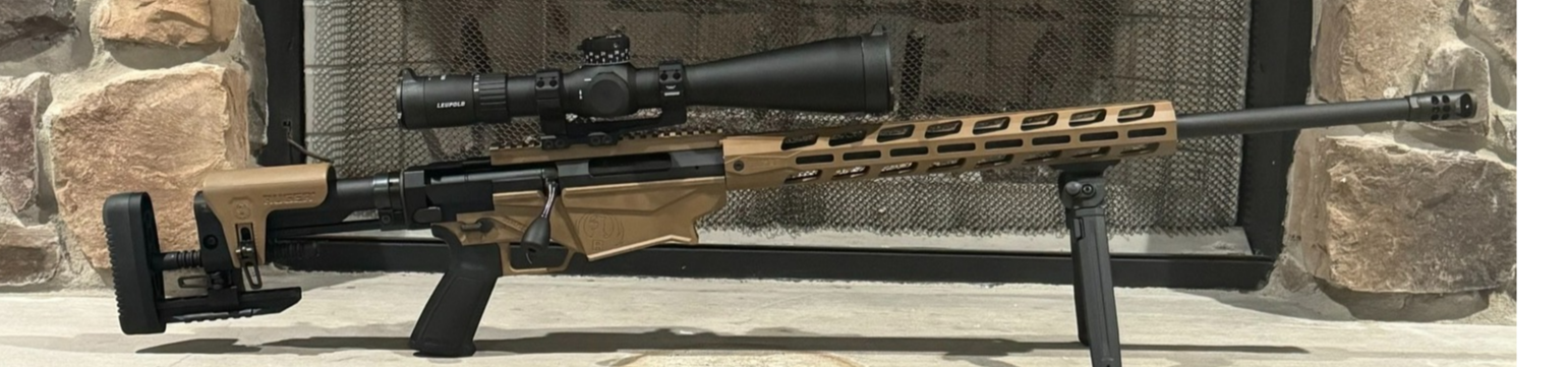 Ruger Precision 6.5 Creedmoor with a Leupold Scope